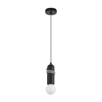 8364/1A ECO LN26 330 черный, металл/бетон Подвес E27 LED 10W 220V TESLA
