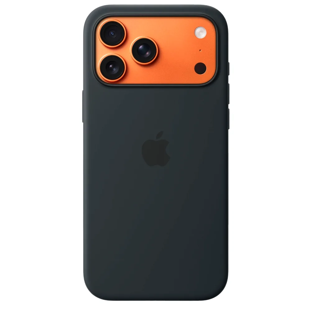 Силиконовый чехол Apple Silicone Case with MagSafe для iPhone 17 Pro Max, Black