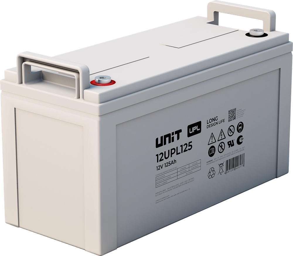 Аккумулятор UNIT 12UPL125 ( 125Ач / 12В ) AGM
