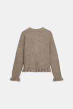 Вязаный кардиган с бахромой - ZARA