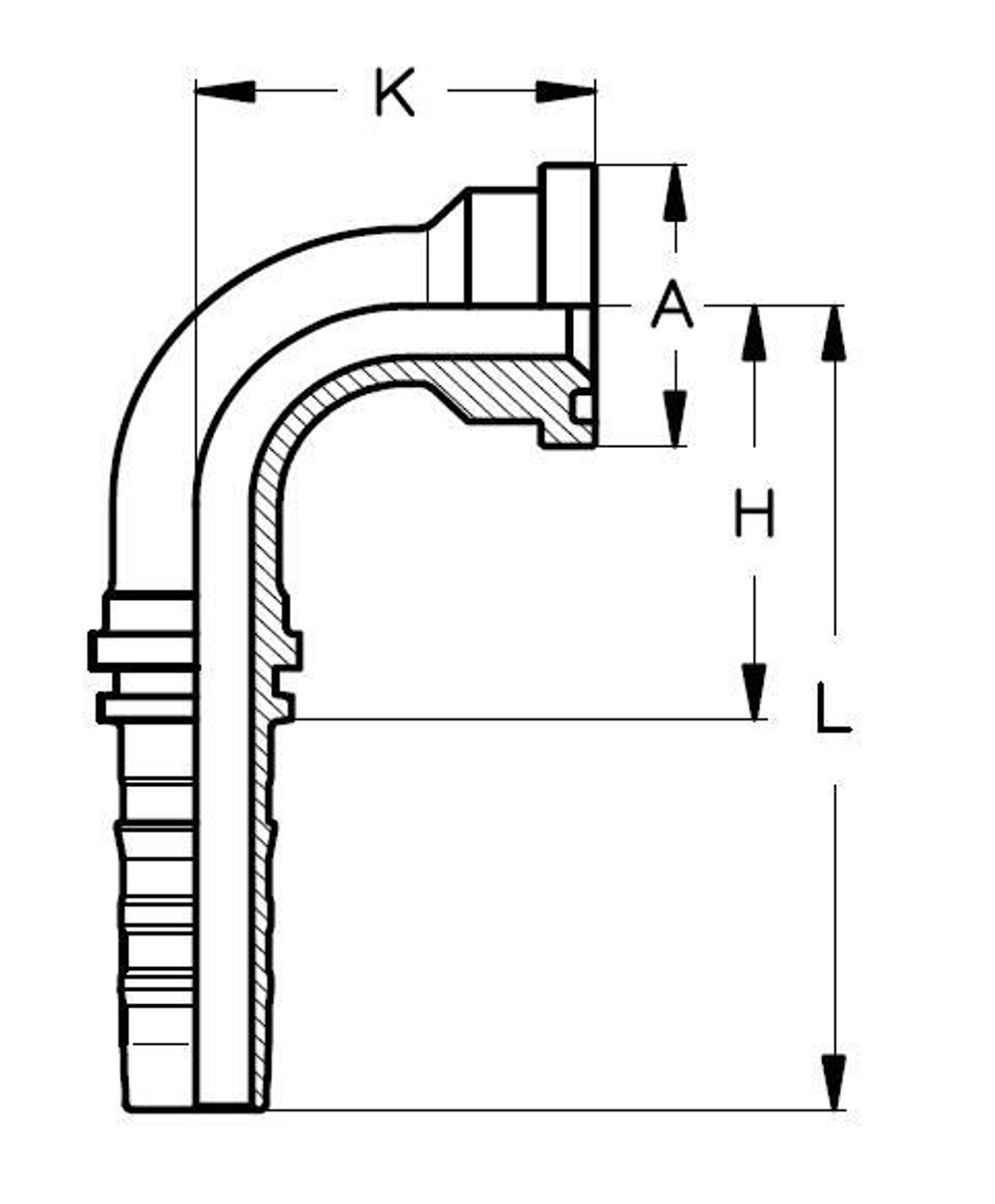 Фитинг DN 50 SFS CAT 2 79.4 (90) CS