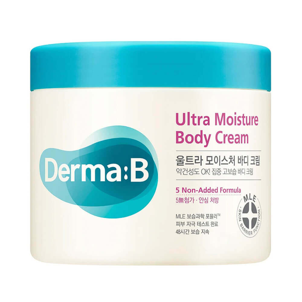 Крем для тела увлажняющий с ароматом ванили DERMA:B Ultra Moisture Body Cream 430 мл