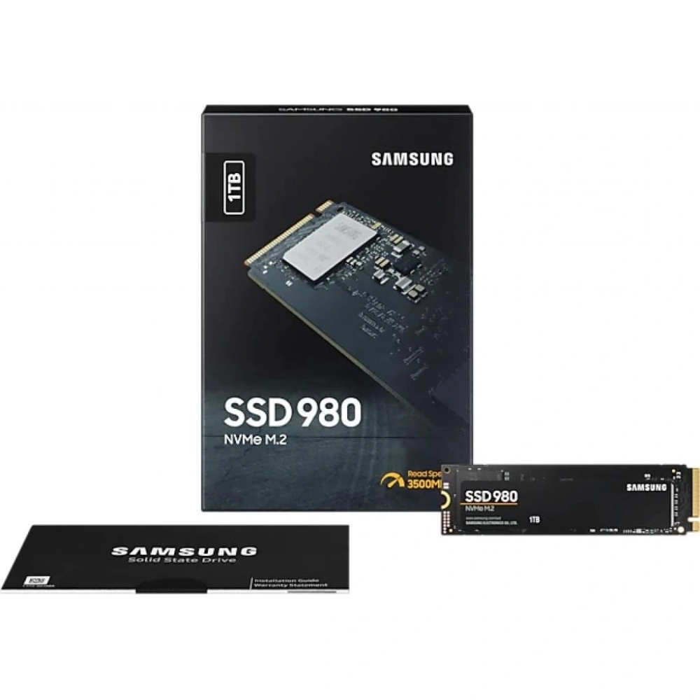 Накопитель SSD Samsung 980 1Tb (MZ-V8V1T0BW)
