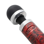 Вибратор-вонд 28см принт Розы Doxy Die Cast 3 Massage Wand Roses