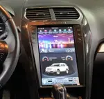 Магнитола для Ford Explorer 5 2016-2019 (SYNC 3) - Kuberg ZF-1263-S3-GE вертикальный экран в стиле "Тесла" на Android 13, Быстрая, CarPlay, 4G SIM-слот, поддержка 360 камер