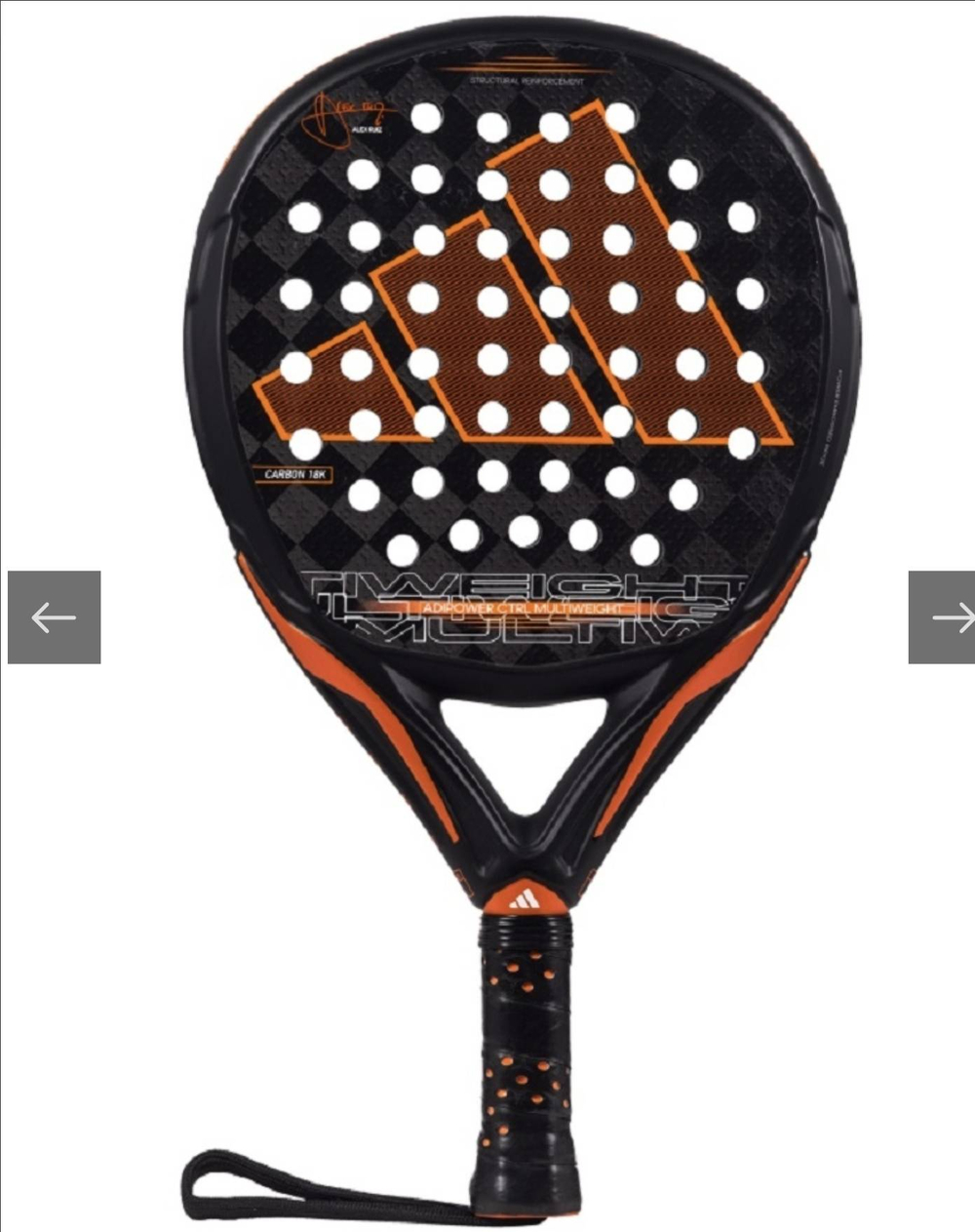 ADIDAS, ADIPOWER MULTIWEIGHT CTRL, (2024), Alex Ruiz, Padel Racket