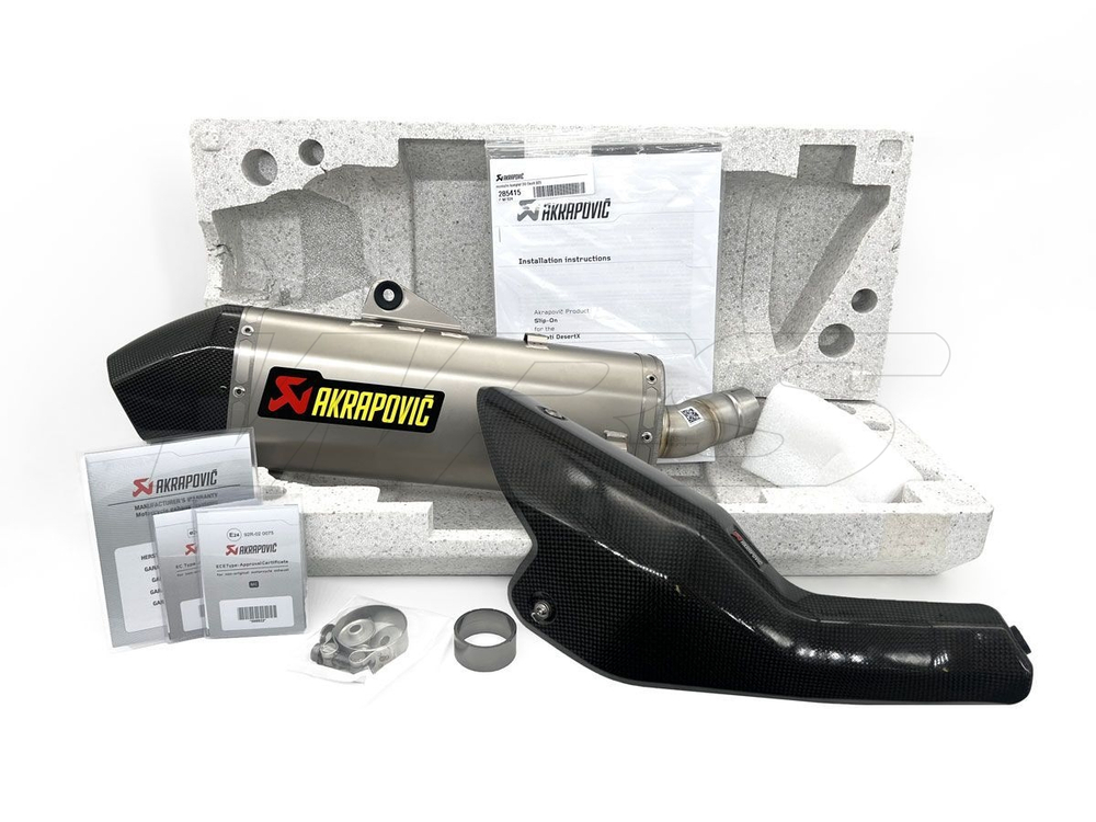 S-D9SO19-HJAT AKRAPOVIC SILENCER SLIP-ON TITANIUM (DSRT X)