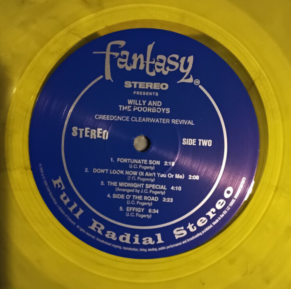 Creedence Clearwater Revival / Willy And The Poor Boys (Coloured Vinyl)(LP)