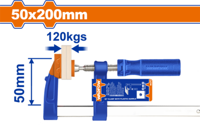 Струбцина F-типа 50х200 мм (50) WADFOW WCP2152