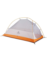 Палатка Naturehike Сloud up 1 NH18T010-T одноместная сверхлегкая с ковриком оранжевая, 6927595730546