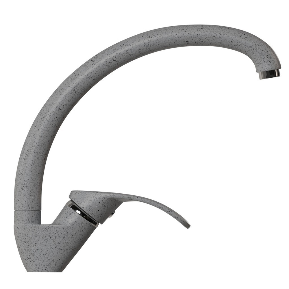 Смеситель для кухни 35к MIXLINE  МЛ-ГС02 (ML-GS02) (310) серый высок. излив