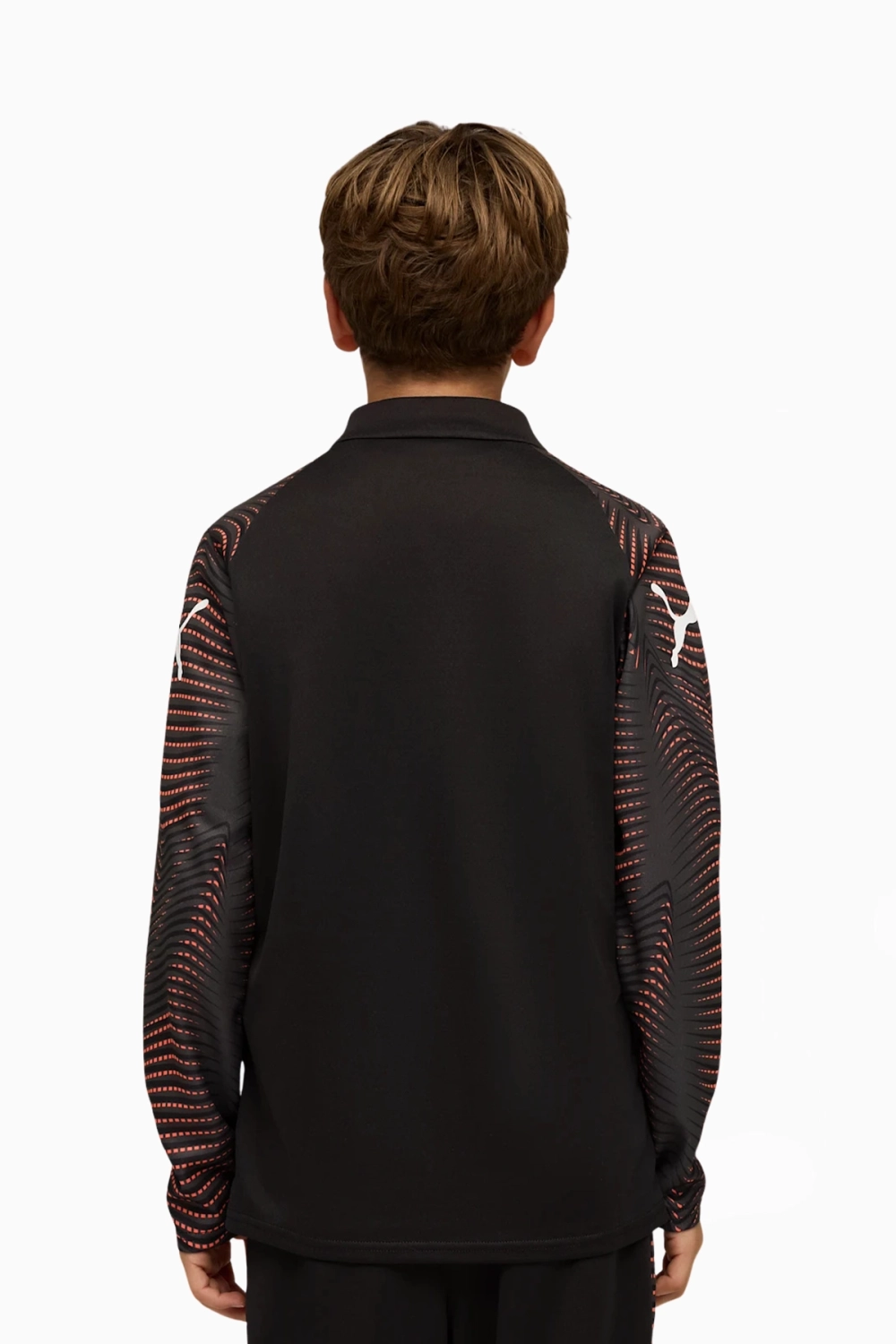Кофта Puma individualFINAL 1/4 Zip Top Junior - черный