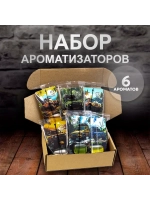 Ароматизаторы автомобильные в наборе 6 ароматов