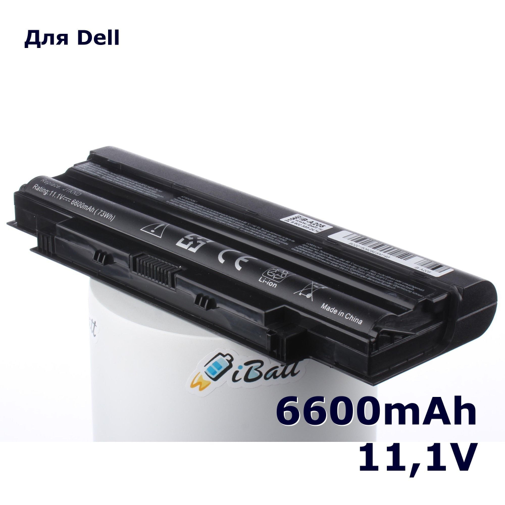 Аккумулятор iBatt 6600mAh, для Inspiron N3010 13R (N3010) M501R M501 Vostro 3550-1548 1450 M5010R N5010R 3520-5489 7110-3658
