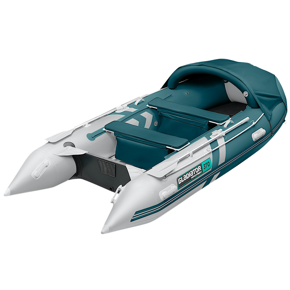 Лодка ПВХ Gladiator Active C370AL с алюминиевым полом -