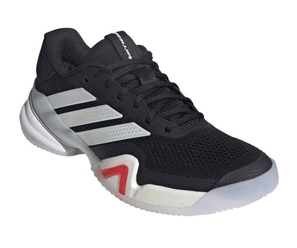 Мужские кроссовки теннисные Adidas Barricade 14 M CL - core black/zero metallic/lucid red