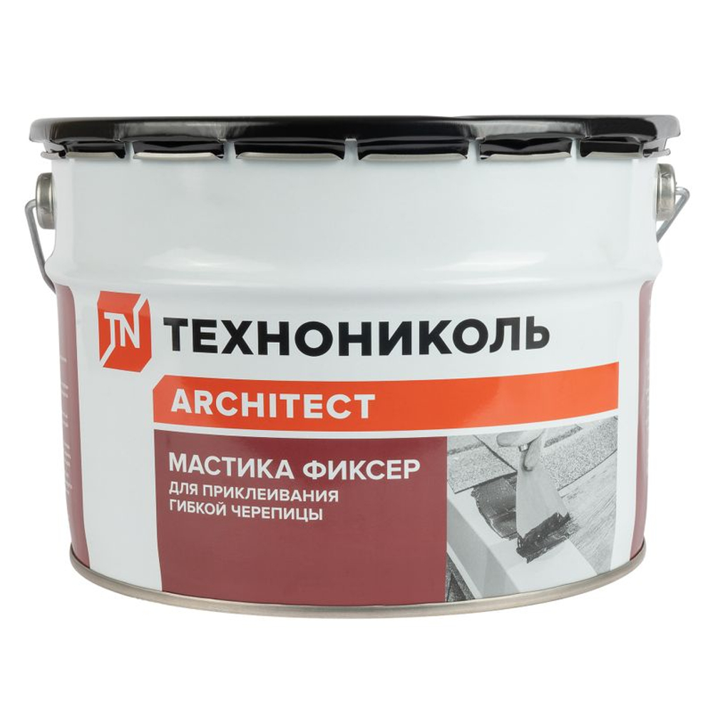 Мастика битумно-полимерная для гибкой черепицы Технониколь №23 Фиксер 12 кг