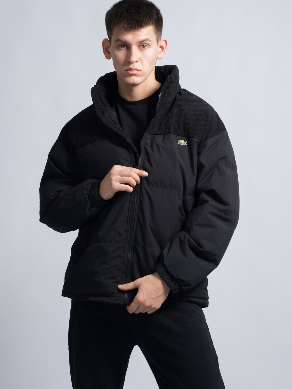 Куртка Lacoste #L2025 (черн.)