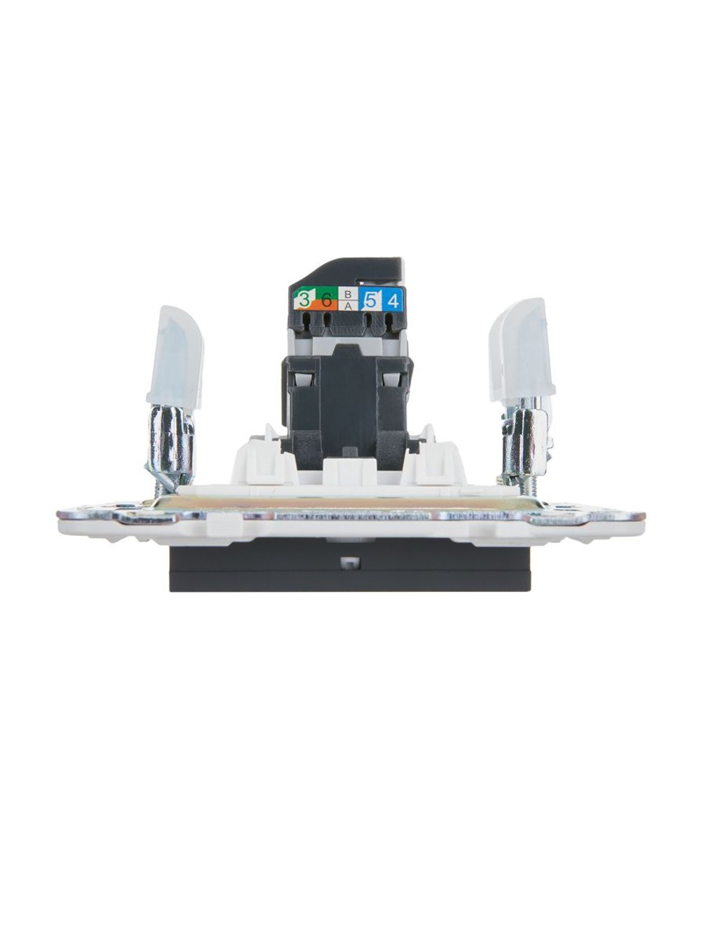 Розетка компьютерная RJ45 кат.5E SKANDY SK-K01G графит IEK SK-K10-1-K53