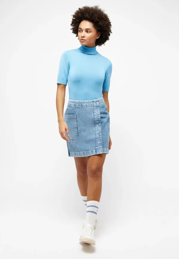 Юбка джинсовая женская MUSTANG Style Lucile Denim Skirt