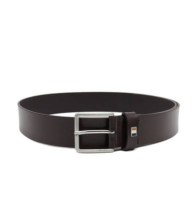 кожаный ремень ther-flag-e_sz35 BOSS BLACK - коричневый(50486839)