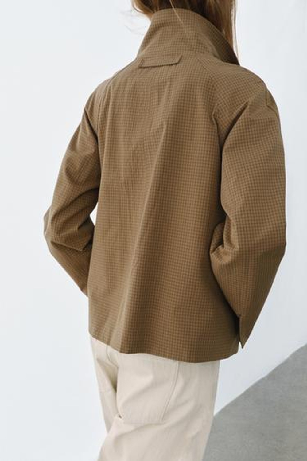 Двусторонняя клетчатая куртка ZW COLLECTION - ZARA