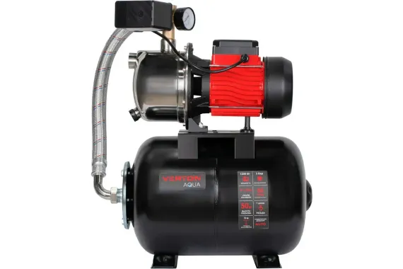 Станция насосная Verton AQUA PS1200S/24 h50 Q3.3 Hs9 бак 24л 40638