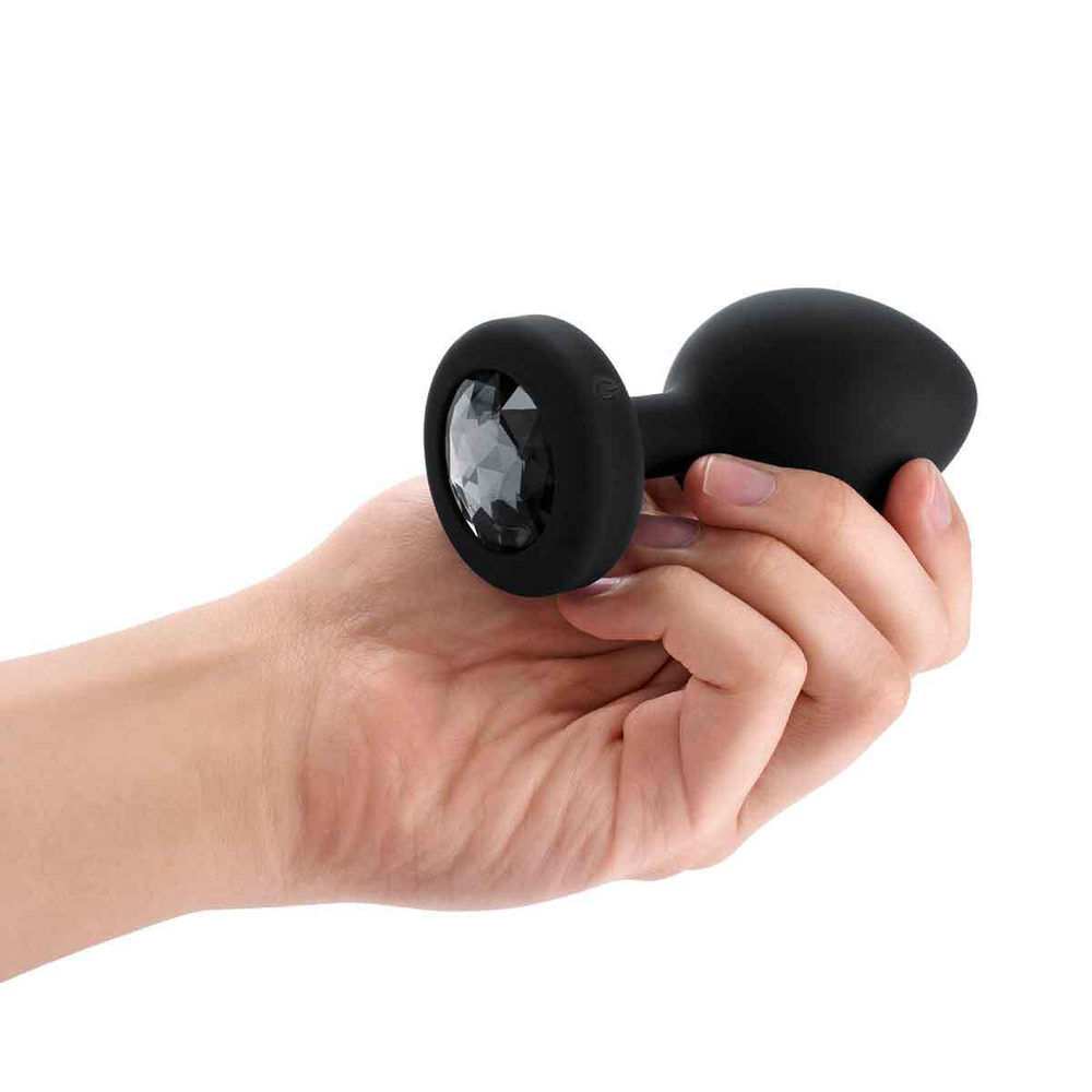b-Vibe Vibrating Jewel Plug XXL - Анальная вибропробка