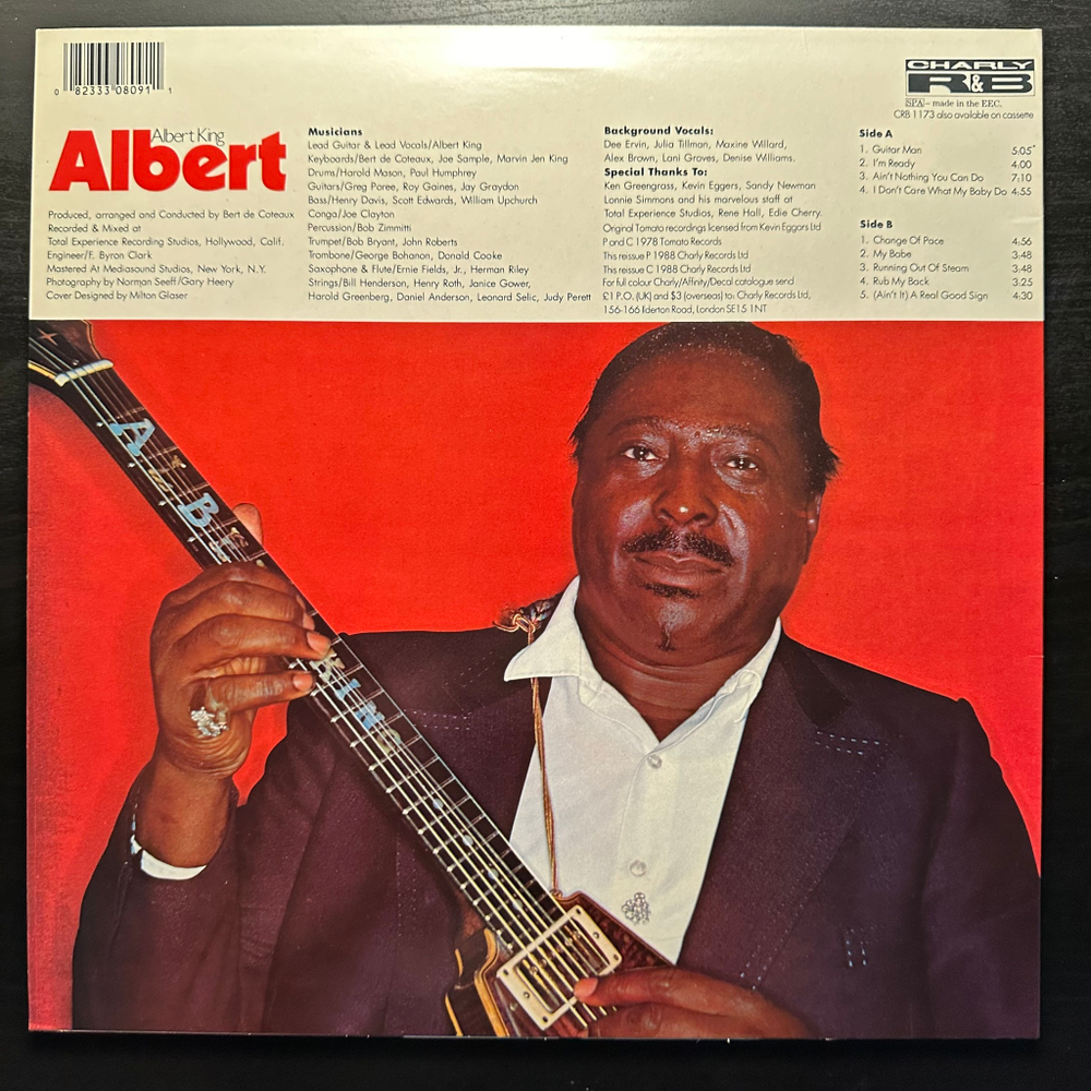 Albert King - Albert (Англия 1988г.)