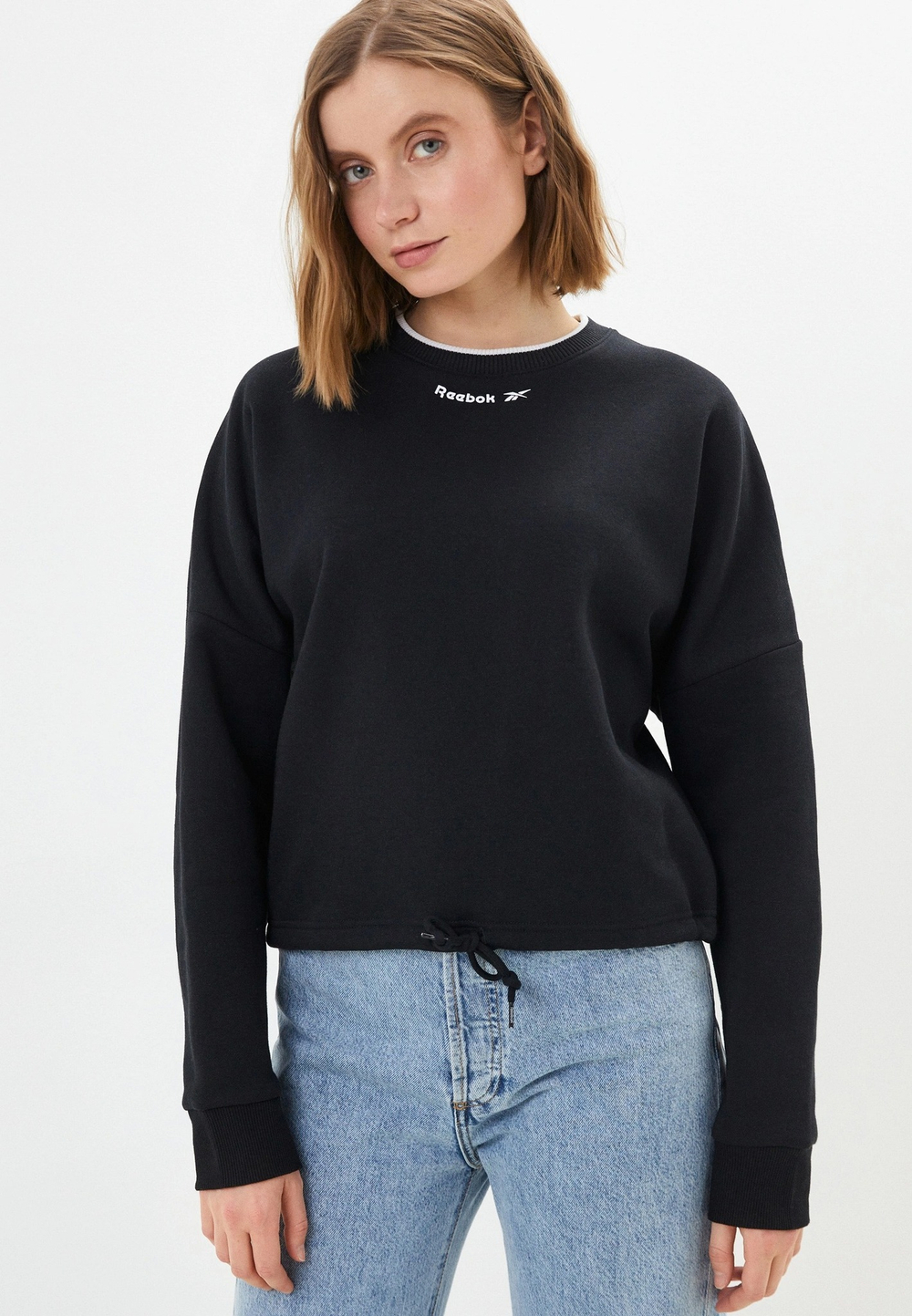 Толстовка женская REEBOK RIE FLEECE CREW