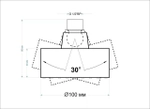 Душевая стойка из нержавеющей стали с лейкой Sawy SDS 026 Air