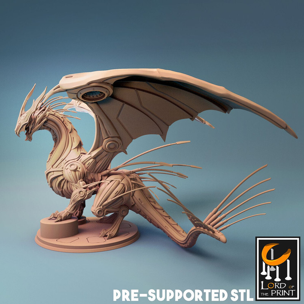 Construct Dragon Дракон монстр миниатюра для dnd, днд, pathfinder, фентези, Настольная игра, НРИ, Варгейм, РПГ