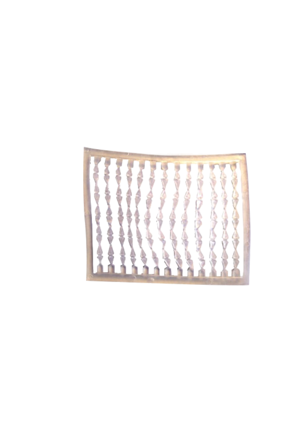 Мягкий стопор рыболовный Fish Crystal на рамке для бойлов Chain Stoppers 8073 прозрачный ( 5 упаковок )