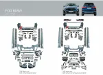 Обвес переделка для BMW X7 G07 2018-2022 в Рестайлинг 2022+ БМВ