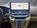 Магнитола для Toyota Land Cruiser 200 2015-2021 (без JBL) - Kuberg ZH-T1603 монитор 16.3"! на Android 12, Быстрая, 4G SIM-слот, блок климата и беспроводная зарядка