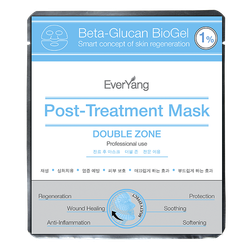 EverYang УСПОКАИВАЮЩАЯ ПОСЛЕПРОЦЕДУРНАЯ МАСКА ДЛЯ ЛИЦА И ГЛАЗ Beta-Glucan Biogel 1% Post-Treatment Mask 1 шт