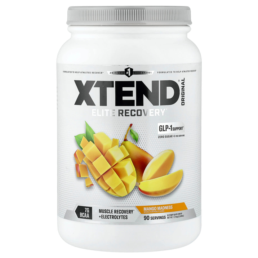 XTEND, 7G BCAA, со вкусом манго, 1215 кг (2,68 фунта)