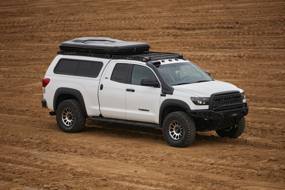 Пороги силовые BMS ALFA для Тойота Тундра Double Cab, Crew Max 2007-2021 (2 шт.)