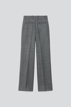 ZARA X BAISI GUADAGNINO КОСТЮМНЫЕ БРЮКИ ИЗ 100% ШЕРСТИ, СЕРЫЙ