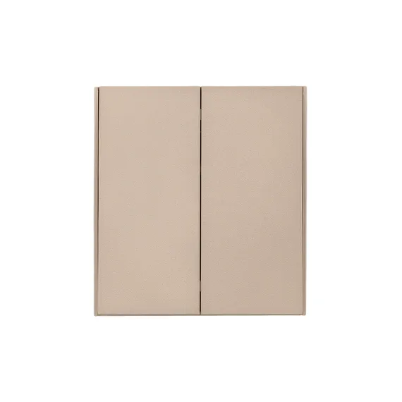Переключатель перекрестный двухклавишный KRANZ Miele Strong Шелк KR-78-0733-8