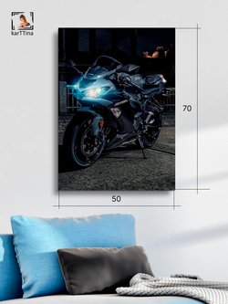Картина "Ducati", для интерьера 50х70см 1шт.