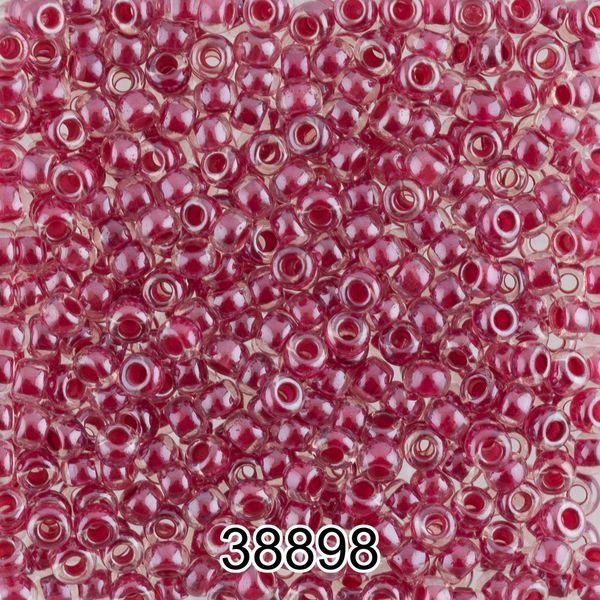 Бисер Preciosa 10/0 (2.3 мм), 500 г, 38898 (Ф531) брусничный