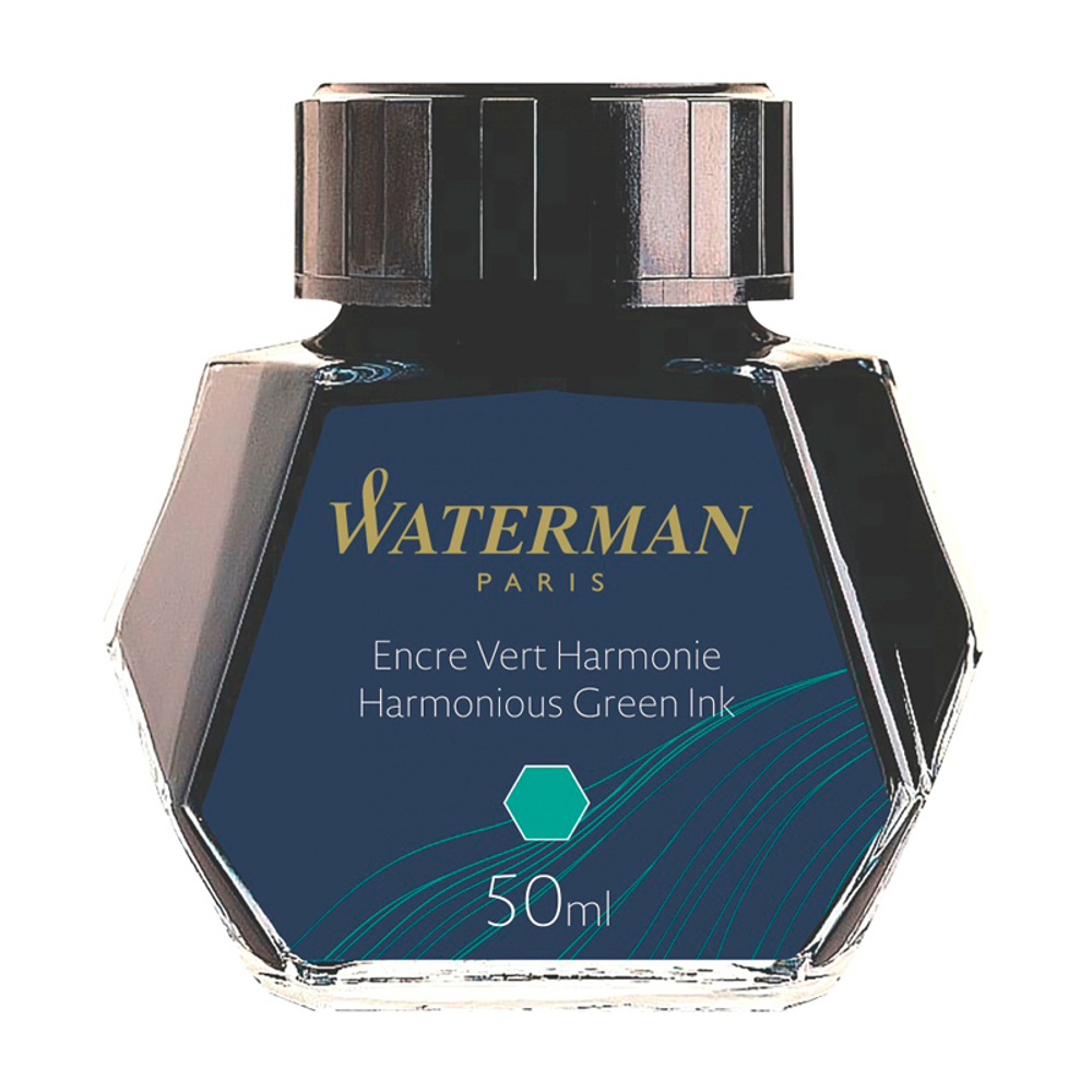 Флакон чернил - Waterman, зеленые 50 мл.