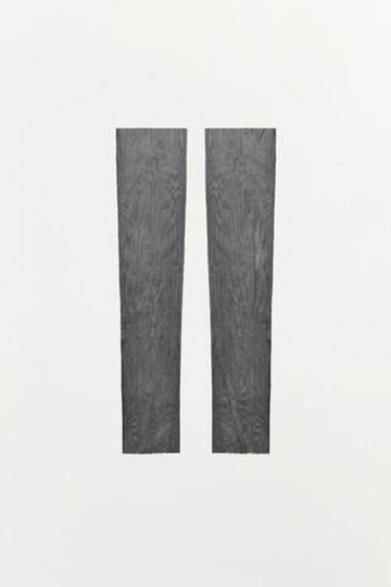 ZARA ДЛИННЫЕ МИТЕНКИ ИЗ 100% ШЕЛКА, СЕРЫЙ