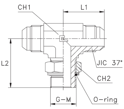 Штуцер FRTA JIC 1.7/8 - BSP 1.1/4