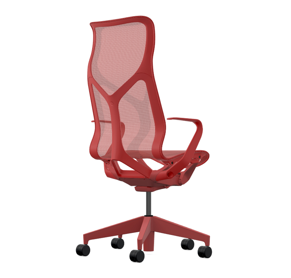 Кресло Herman Miller Cosm, высокая спинка, цвет Canyon, нерегулируемые подлокотники