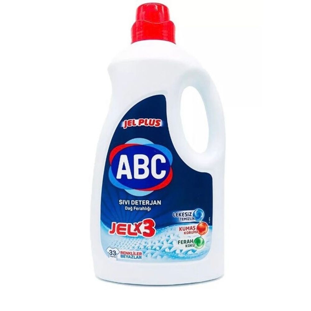 Гель для стирки ABC PLUS Свежесть Гор 1,8л