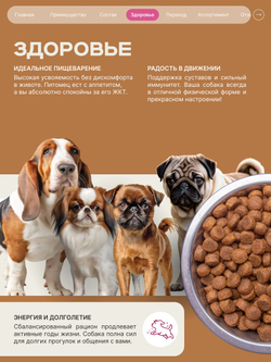 Корм сухой для взрослых собак породы Французский бульдог, с говядиной, 12 кг, QUATTRO