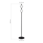 Светильник напольный PEEK LED 17W 3000K