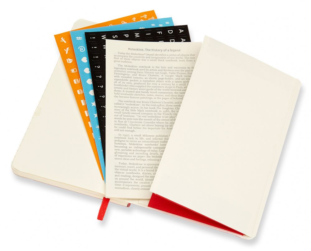 Еженедельник Moleskine Classic Soft Weekly Pocket мягкая обложка красный (DSF212WN2)
